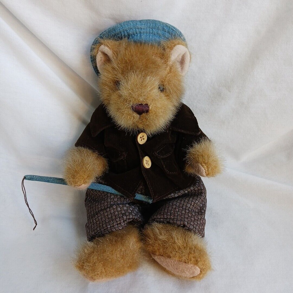 Flowers Inc. Balloons Maximillian Bear Little Old Man Velvet Jacket 10 inch